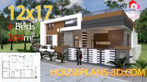 Offer good for house plan sets only. House Plan 40x60 4 Bedrooms One Story House Exterior Home Design 3d Full Plan Youtube