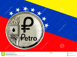 Coin Cryptocurrency Venezuela Petro Stock Photo Image Of