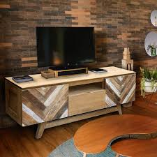 Chic Teak Recycled Teak Wood Brux Art Deco Dresser / Media Center, 63 Inch - Overstock - 31844694
