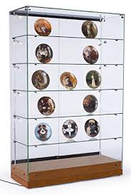 48 Inch Glass Curio Cabinet With Ten
