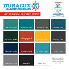 Duralux Gloss Marine Enamel Cruiser Blue 1 Qt M737 4