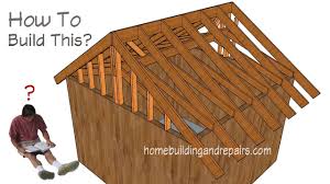 how to build roof and ceiling with two