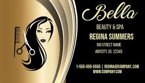 Subscribe to retail design blog premium account! Bella Beauty Salon Spa Visitenkarte Vorlage Postermywall
