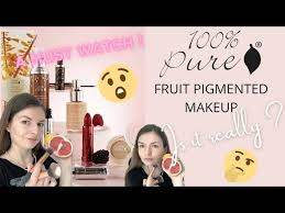 100 pure natural makeup fruit