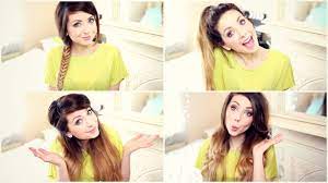 zoella my go to every day hairstyles