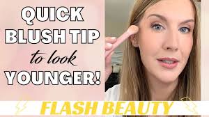 quick blush tips to look younger