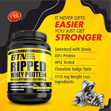 btn ripped whey protein peptides for