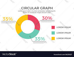 circular graph infographic element