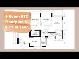 4 room bto floorplan