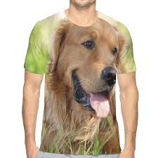 Nicokee 3d T Shirt Dog Golden Retriever Theme Cool Graphic