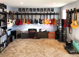 Black Guitar Hanger In Home Room