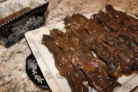 braised flanken beef short ribs with a