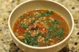 Beef Barley Soup With Mushrooms Foodie Lawyer gambar png