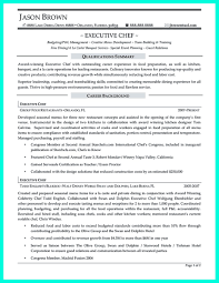 Executive Chef Resume Template Example    Pinterest