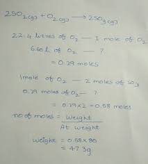 2SO2(g) + O2(g) → 2SO3(g) How many grams of SO3 will be produced from the  reaction of 6.60 liters O2 with - Brainly.in