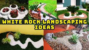 white rock landscaping ideas