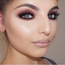 pretty makeup look blush