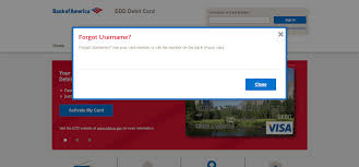 Bank of america eases this pain a little by allowing you to lock your card from their app; Bank Of America Edd Debit Card Online Login Cc Bank