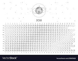 Moon Calendar 2018