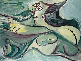 Пабло Пикассо - Купальщица, 1971, 130×97 см: Описание произведения | Артхив