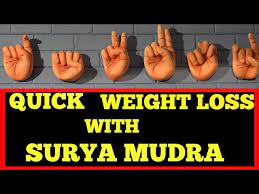 surya mudra for weight loss in hindi