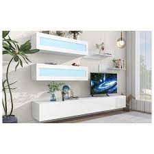 Aoibox Wall Mount Floating Tv Stand
