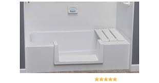 A tub to shower conversion is often done by homeowners who simply want to convert their tub into a shower only. Step Through Tub To Shower Conversion Kit Large Amazon Com