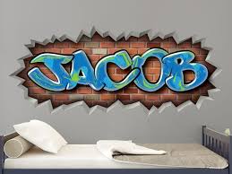 Custom Graffiti Removable Brick Wall