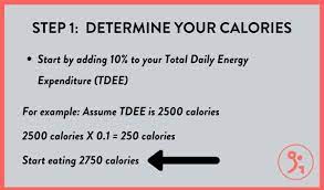calories macros be when bulking