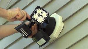 install a floodlight or security light