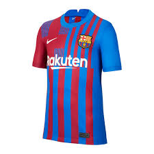 Ihr wollt ein handsigniertes trikot von unserem neuzugang corentin tolisso gewinnen? Nike Fc Barcelona Trikot Home 2021 2022 Kids F428 Jersey Replica