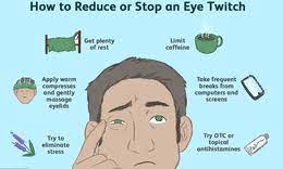 how to stop eye twitching
