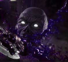 Information provided on production art from deception seems to suggest that it is human; What Noob Saibot Looks Like With Purple Blue Blood Mortalkombat