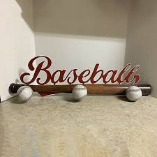Baseball Bat Ball Coat Rack