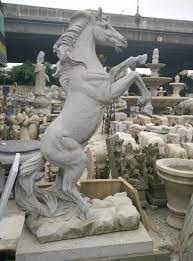 Stone Outdoor Horse Statues Aongking