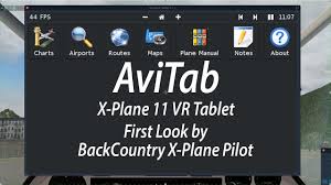 Aviators Tablet X Plane 11 Virtual Reality Avitab