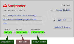 santander cards uk limited sort codes