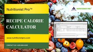 recipe calorie calculator