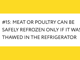 The Only Time You Can Safely Refreeze Meat Or Poultry Kitchn