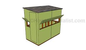 4x8 deer stand plans howtospecialist