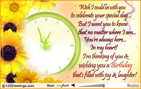 Missing You On Your Birthday! Free Son &amp; Daughter eCards | 123 ... via Relatably.com