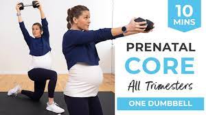 10 minute prenatal core workout 1