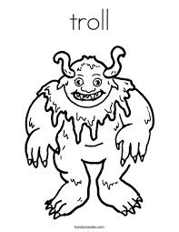 Thanksgiving coloring pages and free downloads. Troll Coloring Page Twisty Noodle