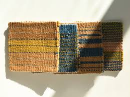 handwoven mug rugs in plain weave dj