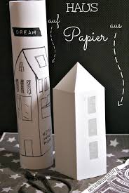 Du kannst viele schöne dinge aus papier gestalten. Papierhaus Vorlage Zum Download Und Kleine Inspiration