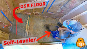 self leveling compound over osb floors