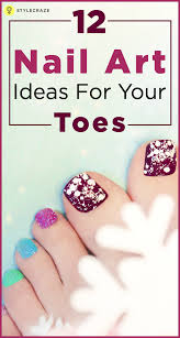 12 Awesome Toe Nail Art Designs And