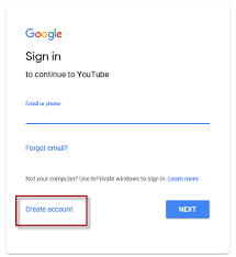 create you account without gmail