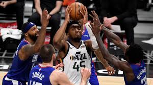 Mitchell goes off for 45 points in jazz's game 1 win vs. Nba Playoffs Series Odds Schedule Jazz Small Favorites Vs Clippers In Round 2