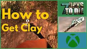 How to get clay in 7 Days to Die - YouTube